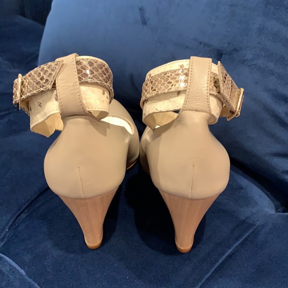 NWT Elizabeth and James Emily Sand heels sz 7.5 - Picture 4 of 12